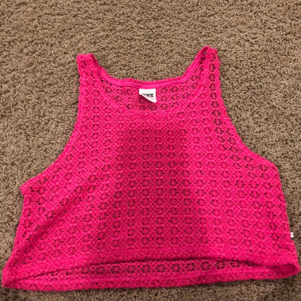 Victoria Secret Pink size small crotchet tank top